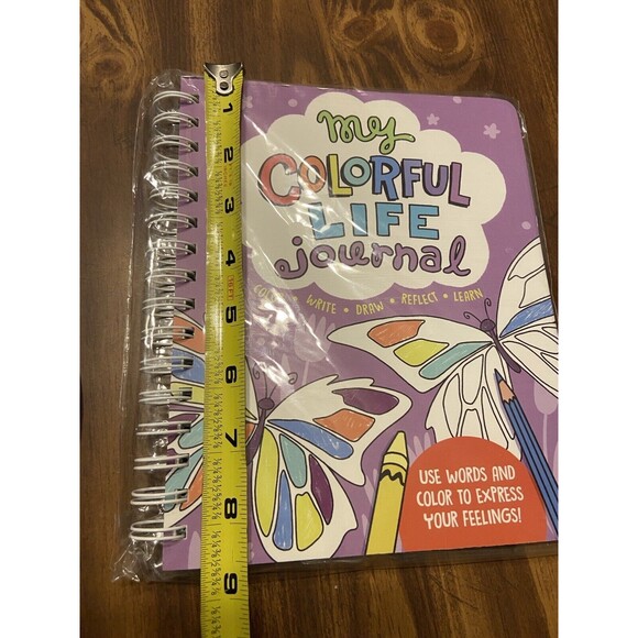 Journal NWT Colorful Life Guided Writing Book Ages 7 + Peaceable Kingdom - Picture 3 of 5